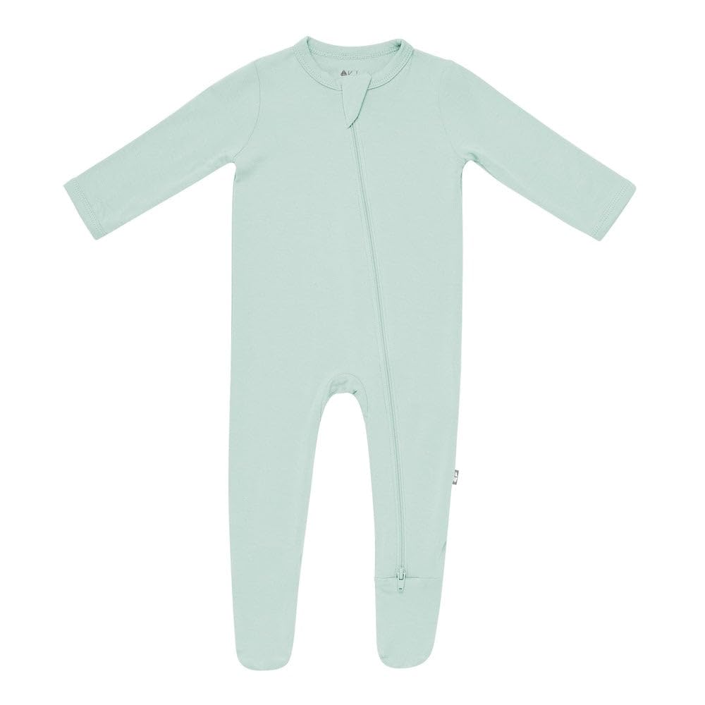 KYTE BABY Unisex Zipper Closure Footies, Rayon Made From Bamboo, 0-24 Months