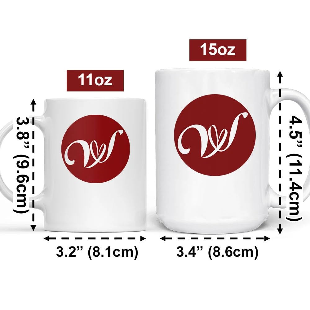 Wrappiness Personalized Mother Daughter Mug - Fuuny and Forever Love Between Mom and Her Girl Fully Customized Coffee Cup - Unique Gift for Mom and Daughter on Mothers Day, Birthday, 11oz/15oz Mug