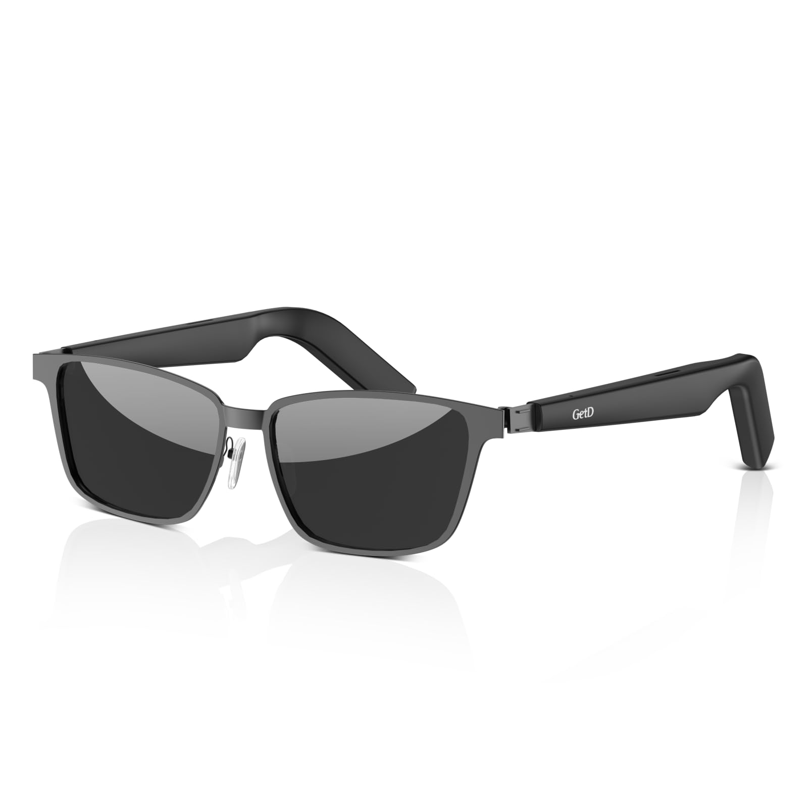 AI Glasses for Men & Women, Smart Glasses Powered by ChatGPT, AI Real-time Translation with 107 languages, 11H Music Play, Bluetooth Sunglasses with Polarized Lens, UV Protection for Daily Use, Travel