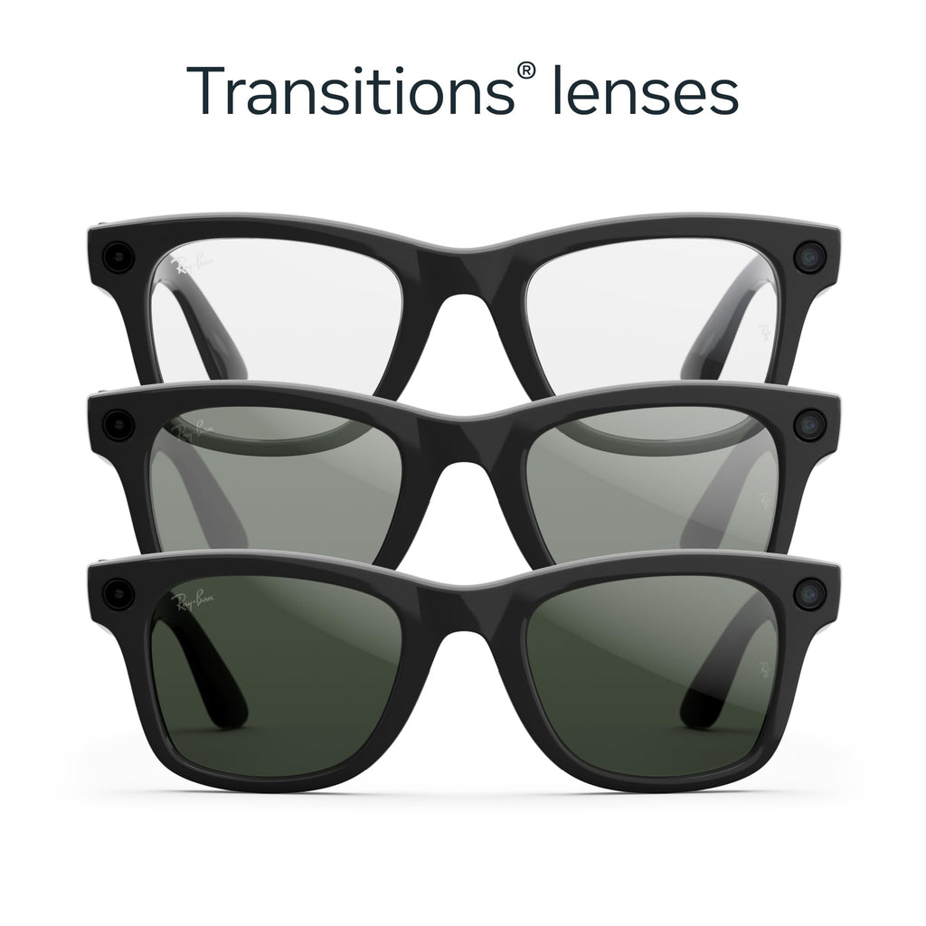 Ray-Ban Meta (Gen 2), Wayfarer, Matte Black | Smart AI Glasses for Men, Women — 2X Battery Life — 3K HD Resolution — 12 MP Ultra-Wide Camera, Audio, Video — Clear Lenses — Wearable Technology