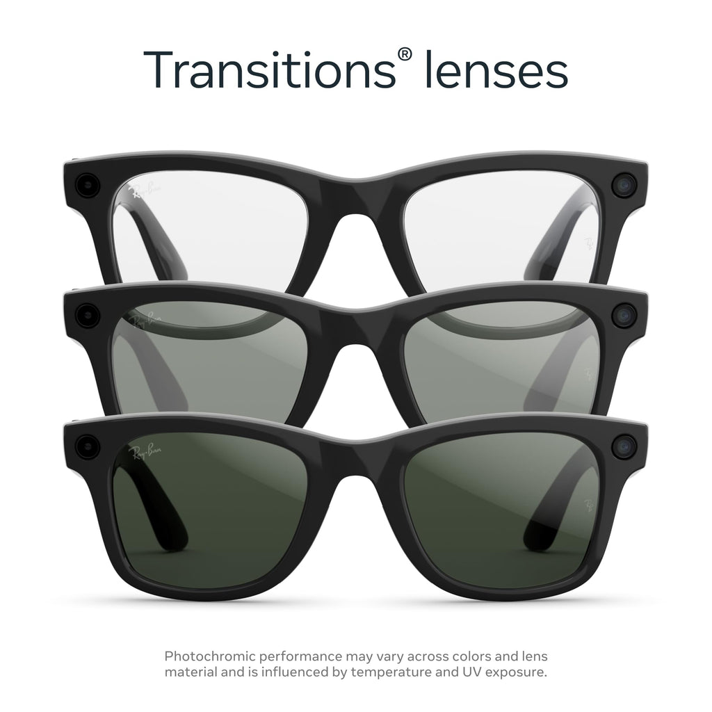 Ray-Ban Meta (Gen 2), Wayfarer, Matte Black | Smart AI Glasses for Men, Women — 2X Battery Life — 3K HD Resolution — 12 MP Ultra-Wide Camera, Audio, Video — Clear Lenses — Wearable Technology