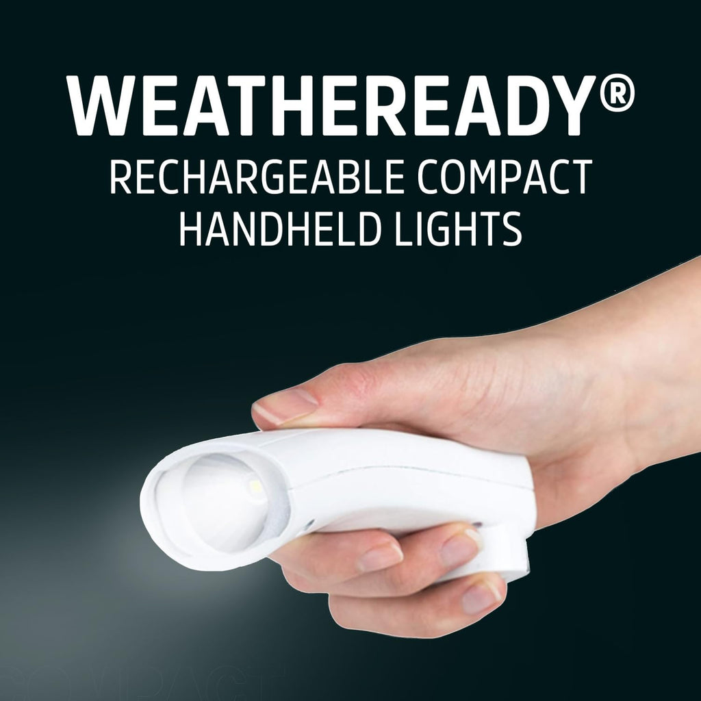 Energizer Auto-On LED Flashlights Rechargeable (3-Pack) for Home Power Failure, Plug in LED Flashlight for Power Outage, Night Light, Hurricane Preparedness