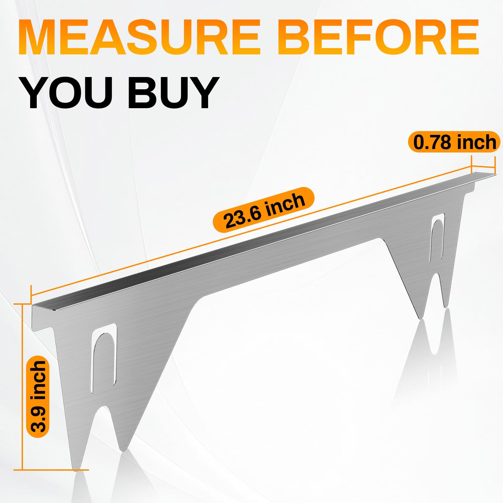 Stainless Steel Stove Gap Covers,Stove Gap Filler, Range Trim Kit, Stove Gap Guards, Heat Resistant and Easy to Clean, Easy retractable Length 13.8" to 27.5", Width 0.79",Black(2PCS)