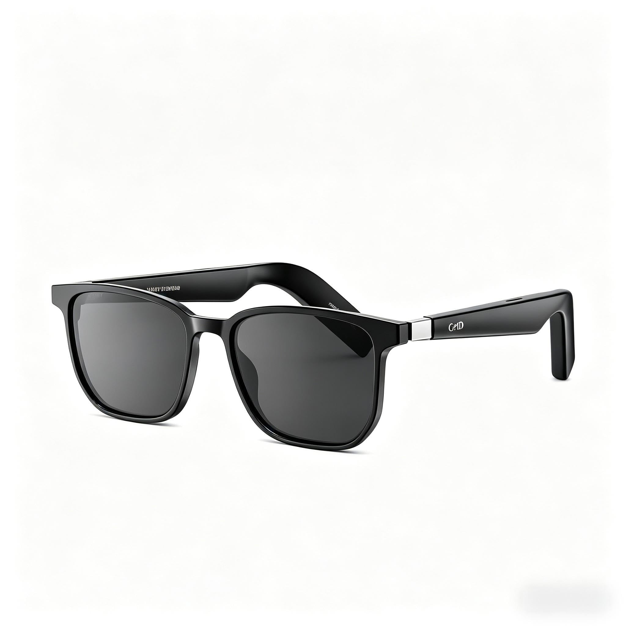AI Glasses for Men & Women, Smart Glasses Powered by ChatGPT, AI Real-time Translation with 107 languages, 11H Music Play, Bluetooth Sunglasses with Polarized Lens, UV Protection for Daily Use, Travel