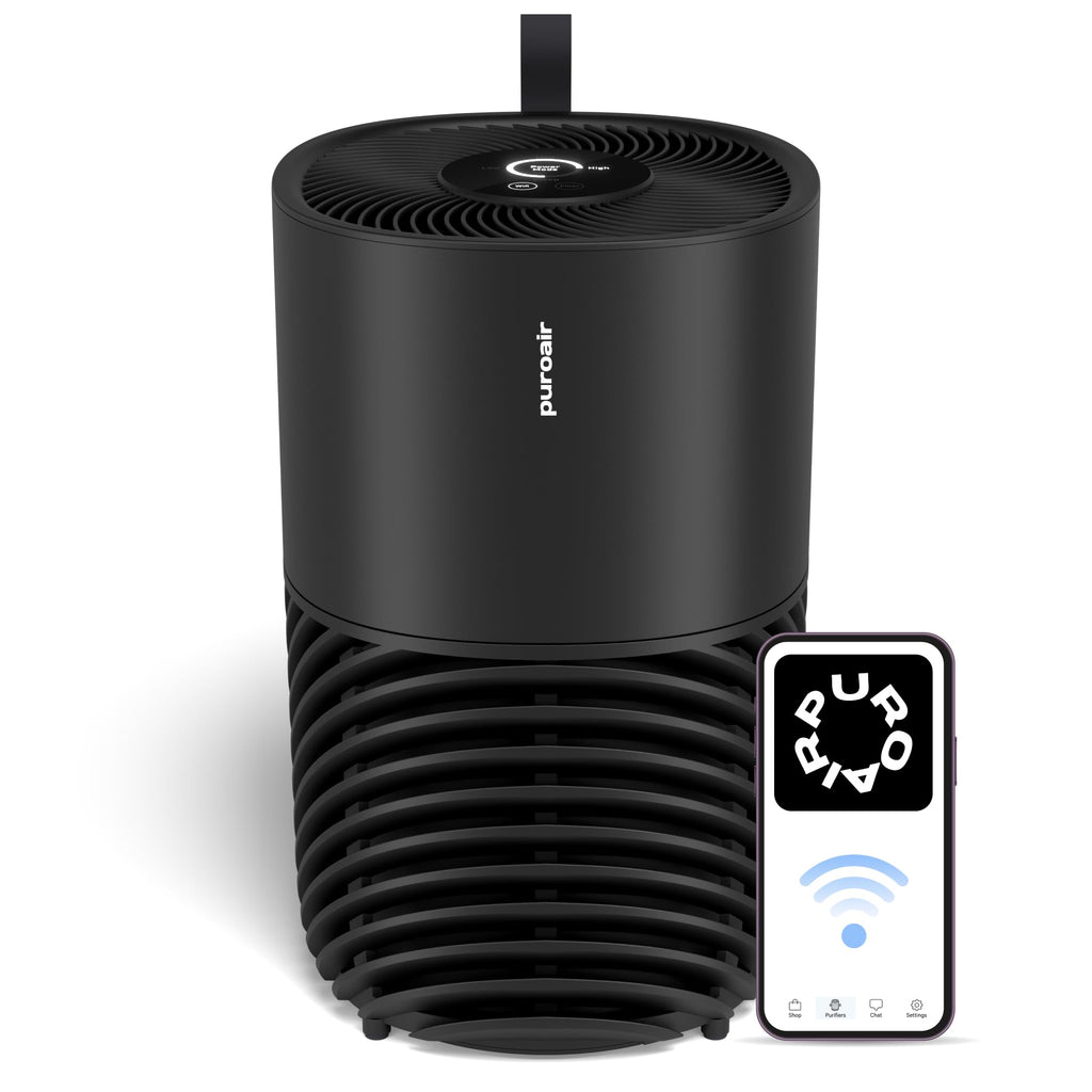PuroAir 240 HEPA Air Purifiers for Home Large Rooms - Covers Up to 1,000 Sq Ft - Filters Up to 99.9% of Pollutants, Smoke, Pollen, Dust - Quiet HEPA Air Filter - Air Purifiers for Bedroom