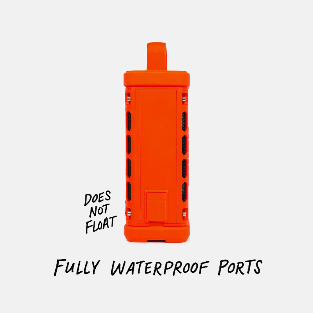 Turtlebox Ranger: Loud! Outdoor Portable Bluetooth 5.4 Speaker | Rugged, Waterproof, Ultra-Portable | Plays to 105db, Deep Bass, Shockproof, Unlimited Pairing for Full Stereo Experience, Tan