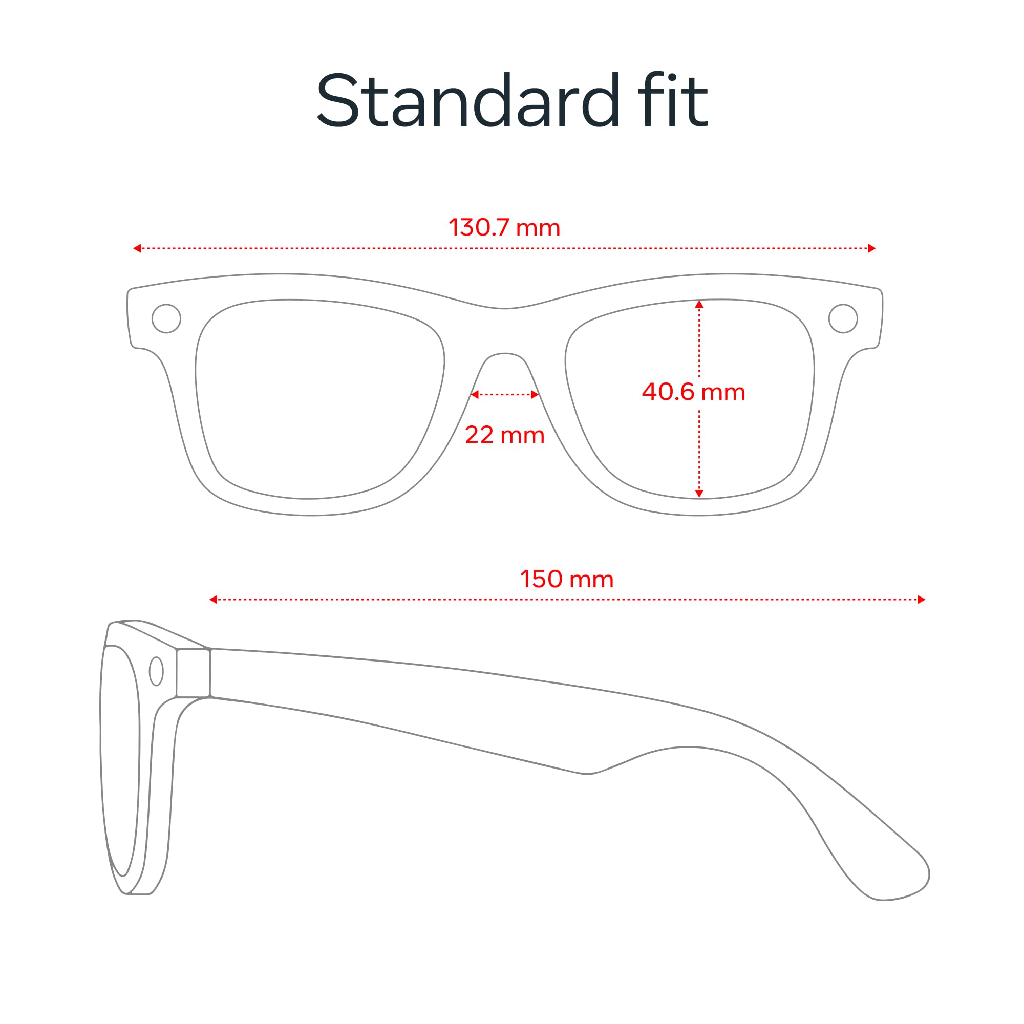 Ray-Ban Meta (Gen 2), Wayfarer, Matte Black | Smart AI Glasses for Men, Women — 2X Battery Life — 3K HD Resolution — 12 MP Ultra-Wide Camera, Audio, Video — Clear Lenses — Wearable Technology