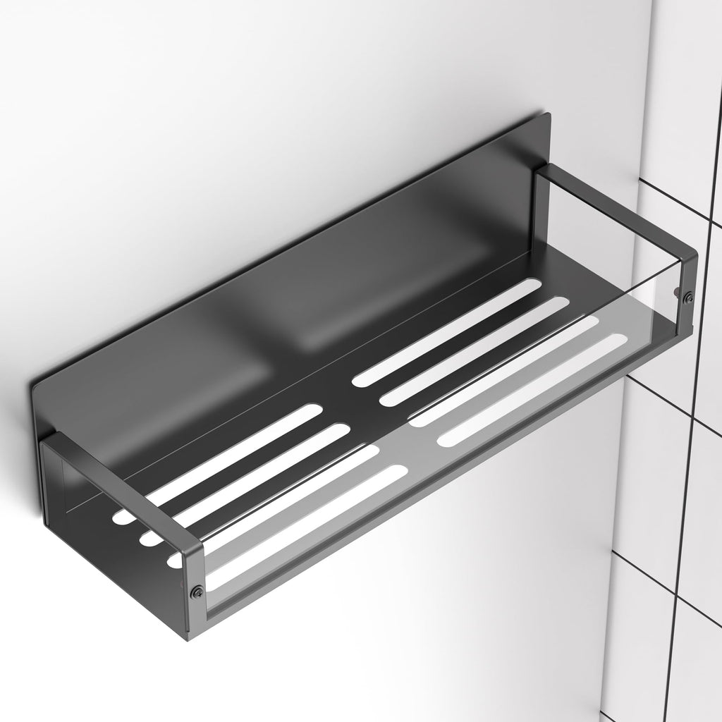 HuggieGems Metal 4 Pack Magnetic Spice Storage Rack Organizer for Refrigerator and Oven, Black Fridge Organizers and Storage