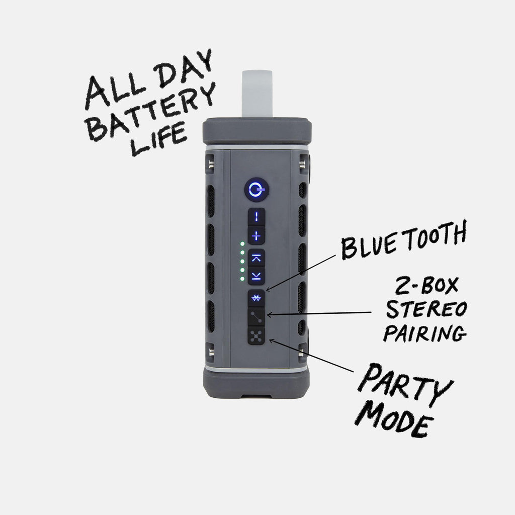 Turtlebox Ranger: Loud! Outdoor Portable Bluetooth 5.4 Speaker | Rugged, Waterproof, Ultra-Portable | Plays to 105db, Deep Bass, Shockproof, Unlimited Pairing for Full Stereo Experience, Tan
