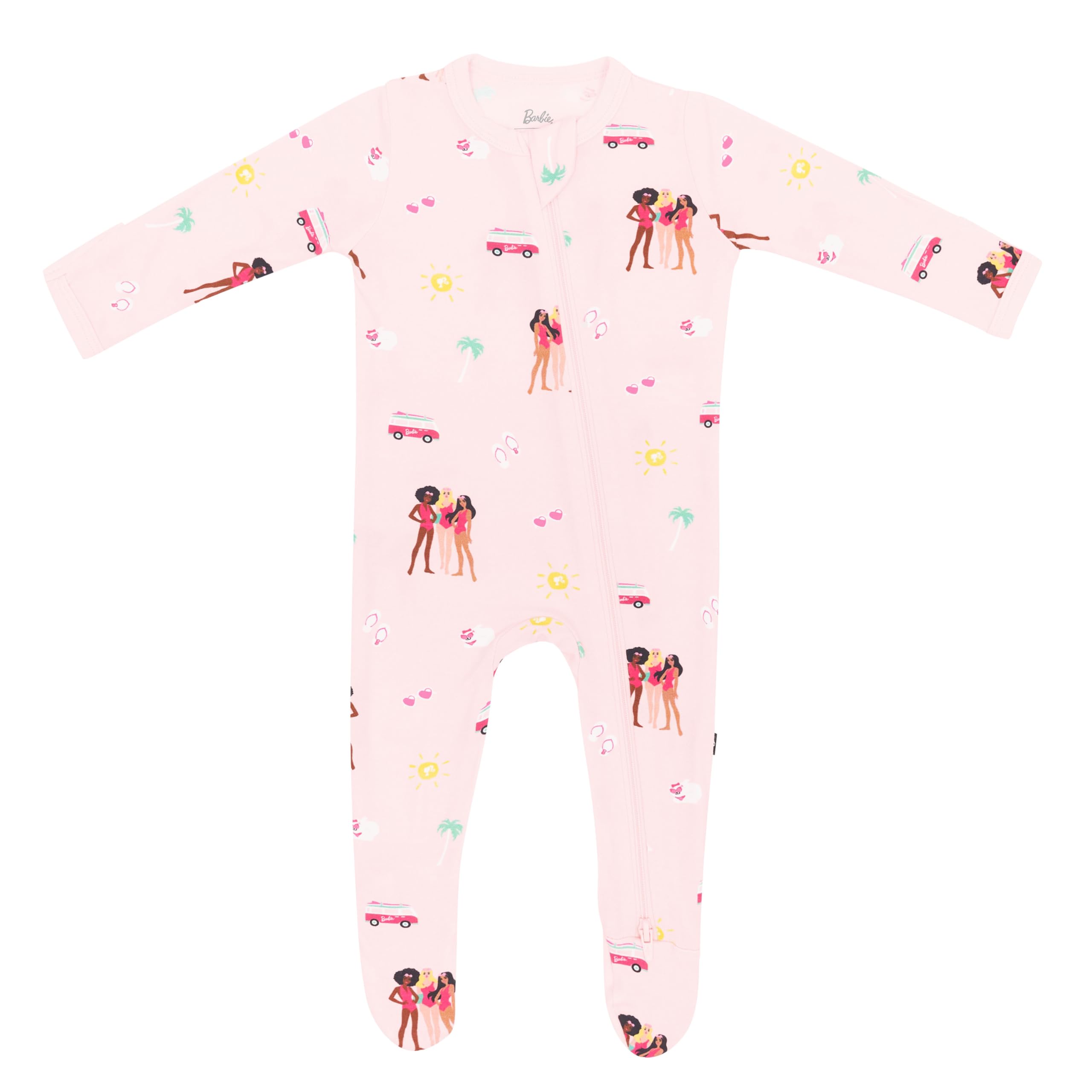KYTE BABY Unisex Zipper Closure Footies, Rayon Made From Bamboo, 0-24 Months