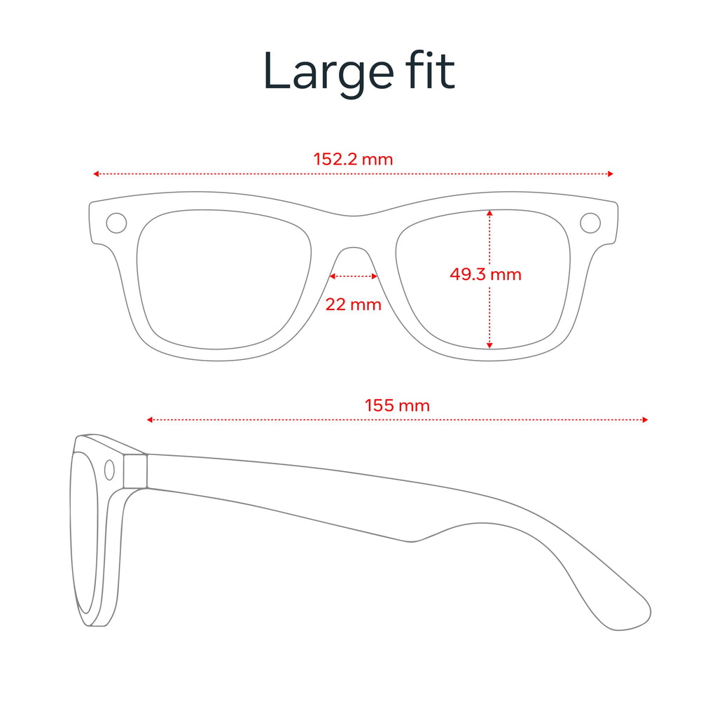Ray-Ban Meta (Gen 2), Wayfarer, Matte Black | Smart AI Glasses for Men, Women — 2X Battery Life — 3K HD Resolution — 12 MP Ultra-Wide Camera, Audio, Video — Clear Lenses — Wearable Technology