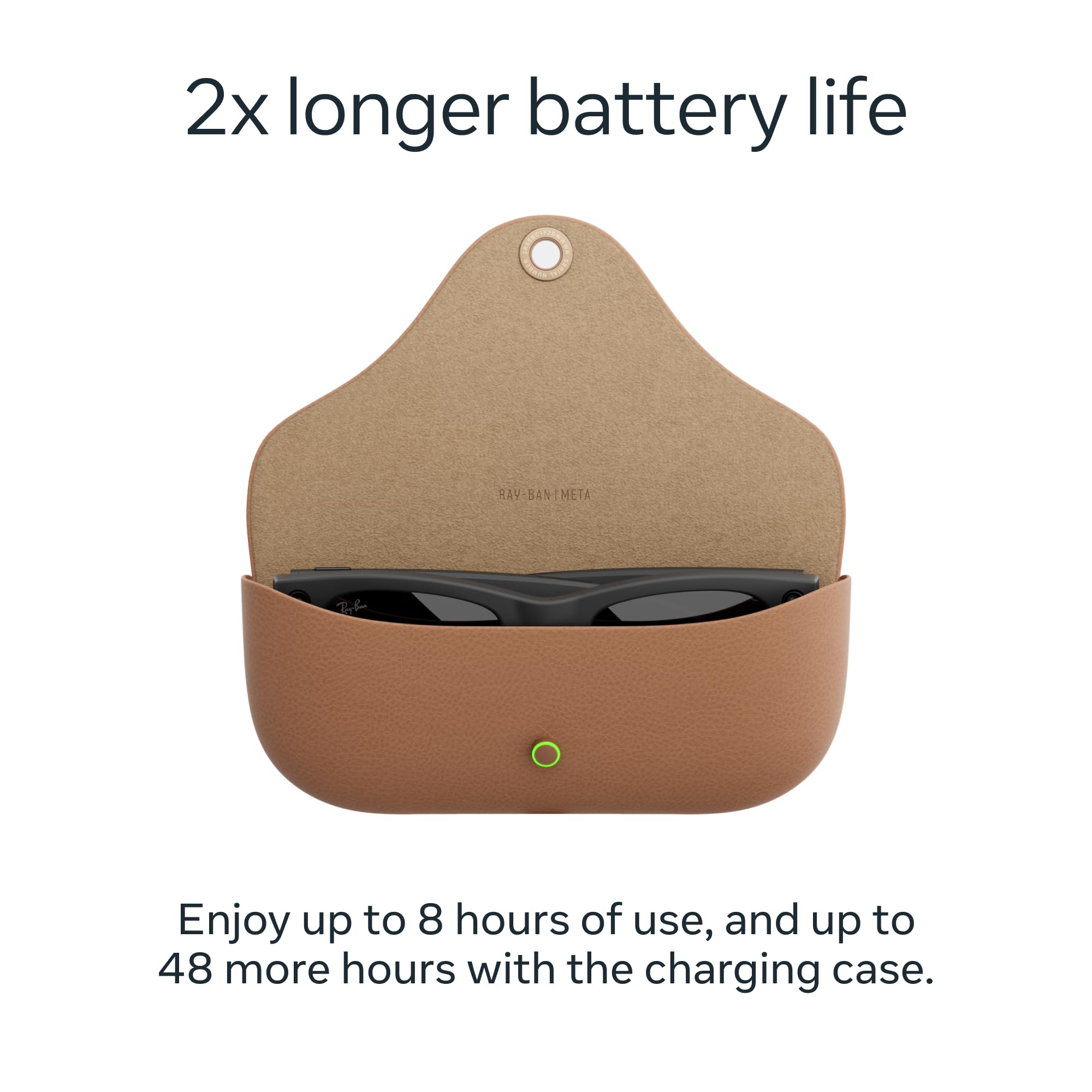 Ray-Ban Meta (Gen 2), Wayfarer, Matte Black | Smart AI Glasses for Men, Women — 2X Battery Life — 3K HD Resolution — 12 MP Ultra-Wide Camera, Audio, Video — Clear Lenses — Wearable Technology
