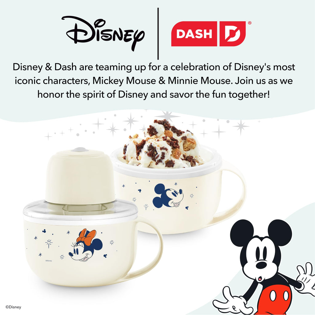 Dash My Mug Ice Cream Maker - Makes Single Serving of Gelato, Frozen Yogurt, Sorbet & More - Easy to Clean & Use - Aqua, 2 Bowls