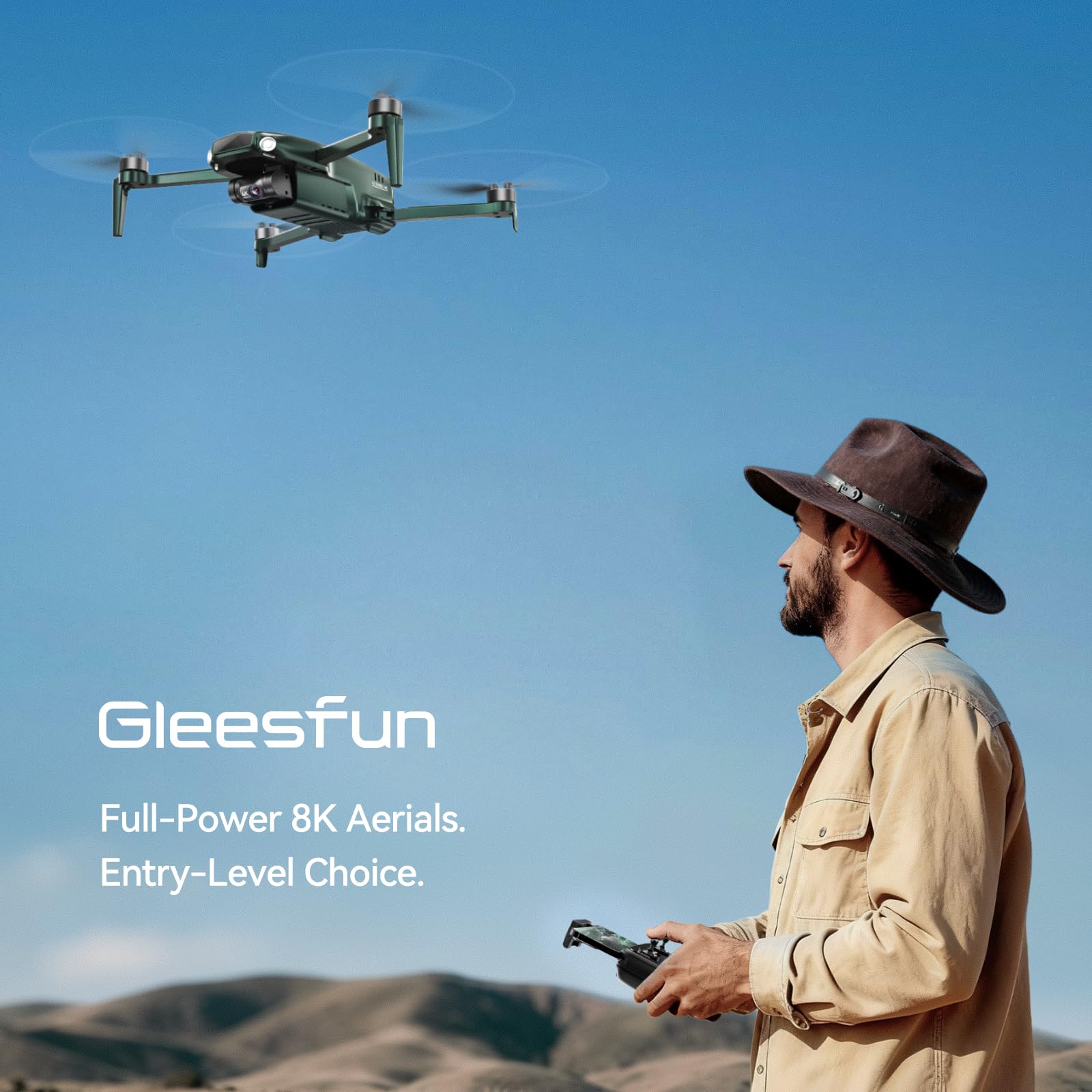 G11PRO 6K Drone with Camera for Adults, 4K/30fps Video, 3-Axis Brushless Gimbal, 70mins Flight Time with 2 Batteries, 10000ft Long Range, FAA compliance, Professional Drone with Auto Return