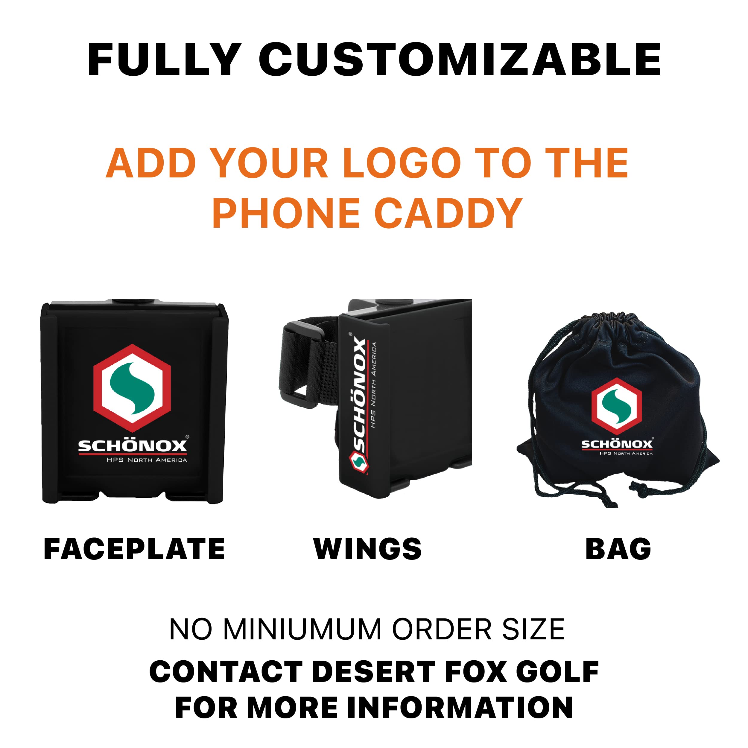 DESERT FOX GOLF - Phone Caddy - Blue