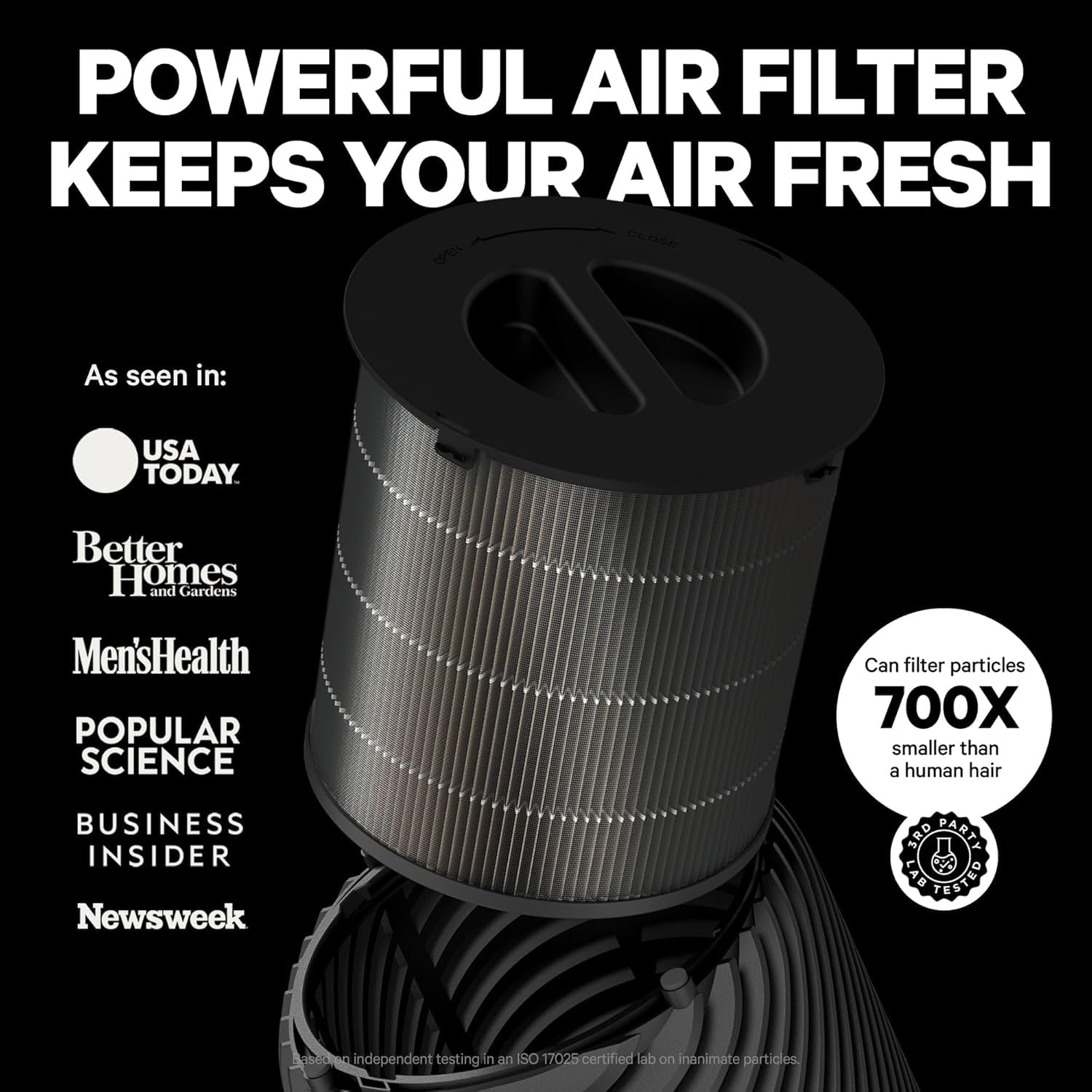 PuroAir 240 HEPA Air Purifiers for Home Large Rooms - Covers Up to 1,000 Sq Ft - Filters Up to 99.9% of Pollutants, Smoke, Pollen, Dust - Quiet HEPA Air Filter - Air Purifiers for Bedroom