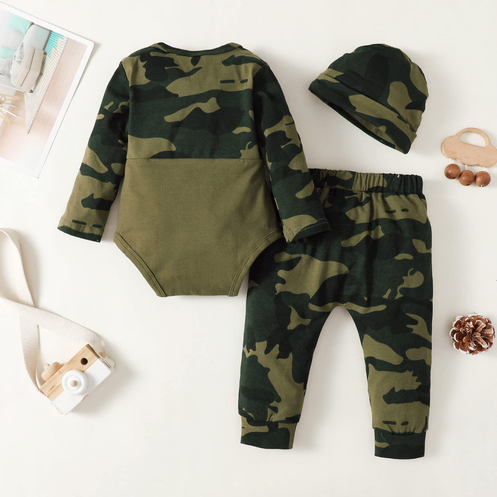 Newborn Infant Baby Boy Clothes Fall Winter Outfits New to The Crew Outfit Toddler Baby Boy Clothes Set