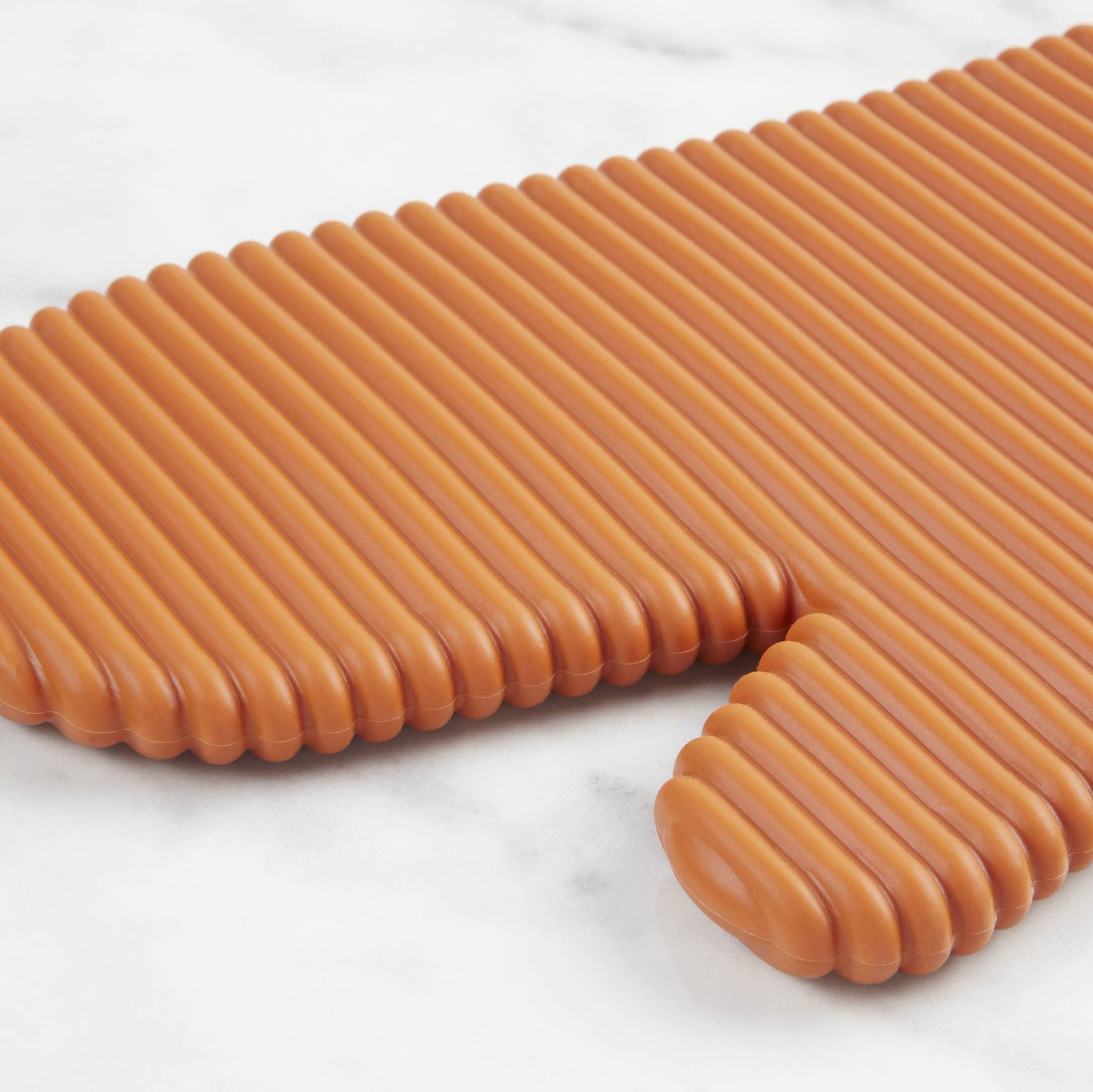 KITCHENAID Ribbed Soft Silicone Oven Mitt 2-Pack Set, 7.5"x13", Milkshake