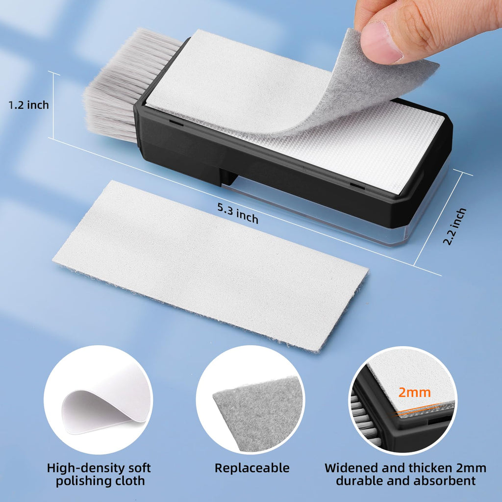 Keyboard Cleaning Kit Laptop Cleaner, All-in-1 Computer Screen Cleaning Brush Tool, Multi-Function PC Accessories Electronic Cleaner Kit Spray for iPhone iPad Macbook Earbud Camera Monitor with Patent