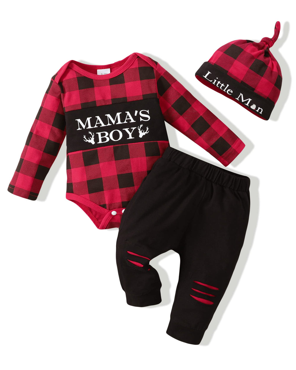 Newborn Infant Baby Boy Clothes Fall Winter Outfits New to The Crew Outfit Toddler Baby Boy Clothes Set