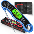 AWLKIM Meat Thermometer Digital - Instant Read Waterproof Food Thermometer with Backlight for Cooking, Grill, Candy, Kitchen & Stocking Stuffers for Men - Red