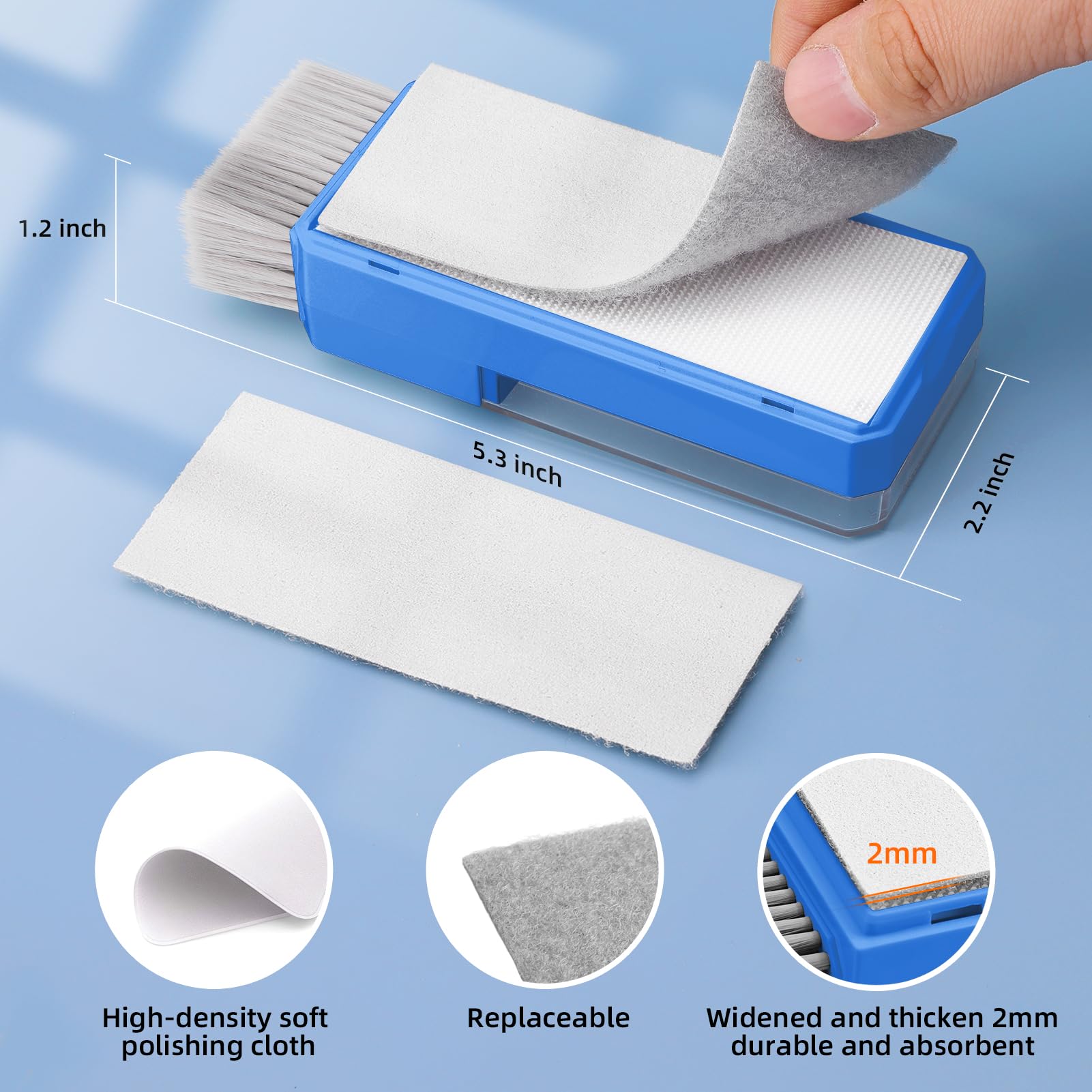 Keyboard Cleaning Kit Laptop Cleaner, All-in-1 Computer Screen Cleaning Brush Tool, Multi-Function PC Accessories Electronic Cleaner Kit Spray for iPhone iPad Macbook Earbud Camera Monitor with Patent