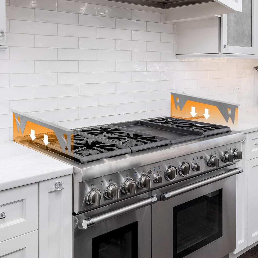 Stainless Steel Stove Gap Covers,Stove Gap Filler, Range Trim Kit, Stove Gap Guards, Heat Resistant and Easy to Clean, Easy retractable Length 13.8" to 27.5", Width 0.79",Black(2PCS)
