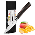 imarku 14-Piece Knife Set, Japanese Stainless Steel Knives Set for Kitchen, Full-Tang Gyutou Knife Sets with Block and Build-in Sharpener, Brown, Dishwasher Safe, House Warming Gifts for Mom
