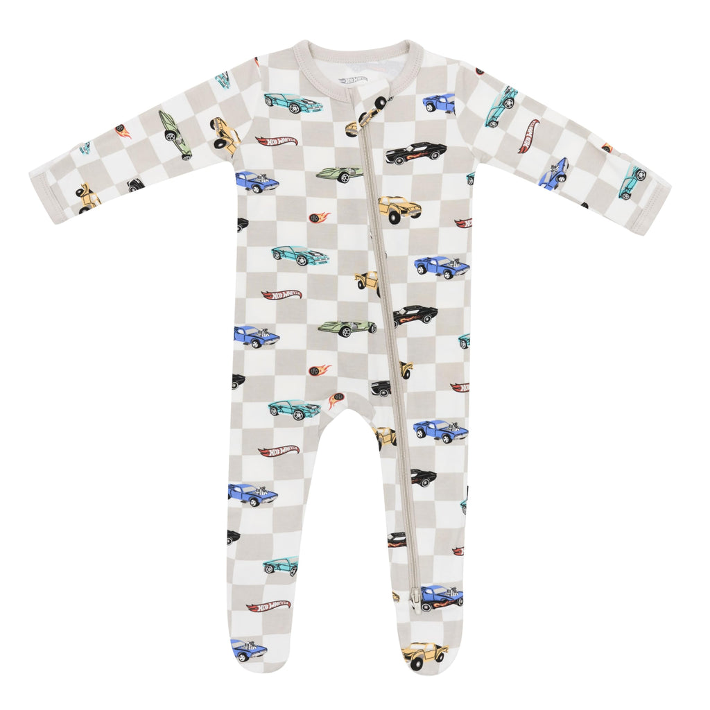 KYTE BABY Unisex Zipper Closure Footies, Rayon Made From Bamboo, 0-24 Months