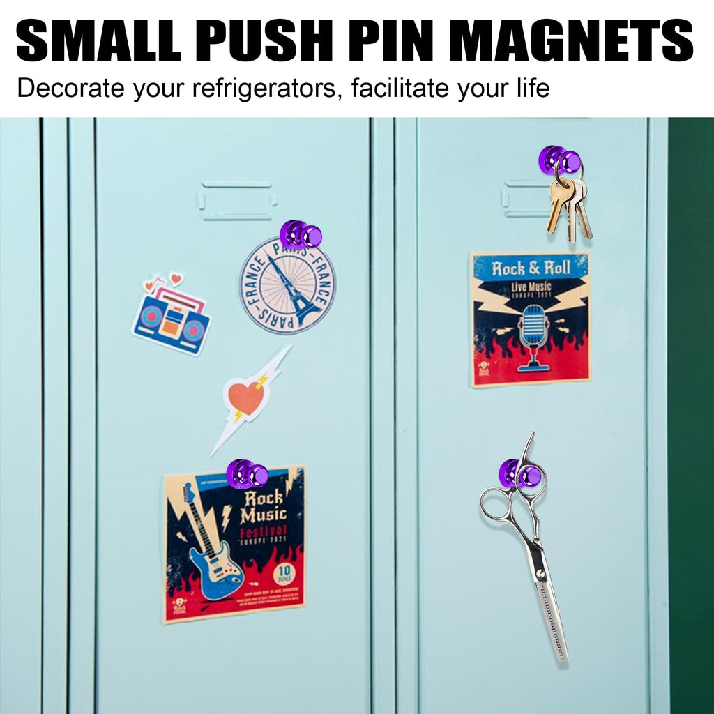 LOVIMAG Fridge Magnets 12Pcs Refrigerator Whiteboard Small Strong Magnet Classroom Kitchen Accessories Decorative Locker Set Decor Must Haves Office Calendar Refrigerador Magnetic Cute Crafts Black