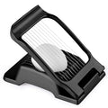 Egg Slicer for Hard Boiled Eggs, Stainless Steel Wire, Multipurpose Heavy Duty Aluminium Egg Cutter Dishwasher Safe for Egg, Salads & Sandwiches, Strawberries, Mushrooms & Soft Cheese, Fruit, Sliver