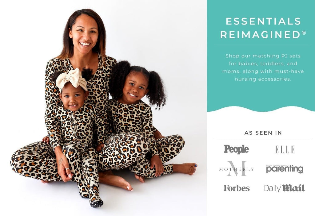 Posh Peanut Footie Pajamas for Baby Girls – Sleepers in Ultra-Soft Viscose from Bamboo with 2-Way Zipper & Ruffle Trim