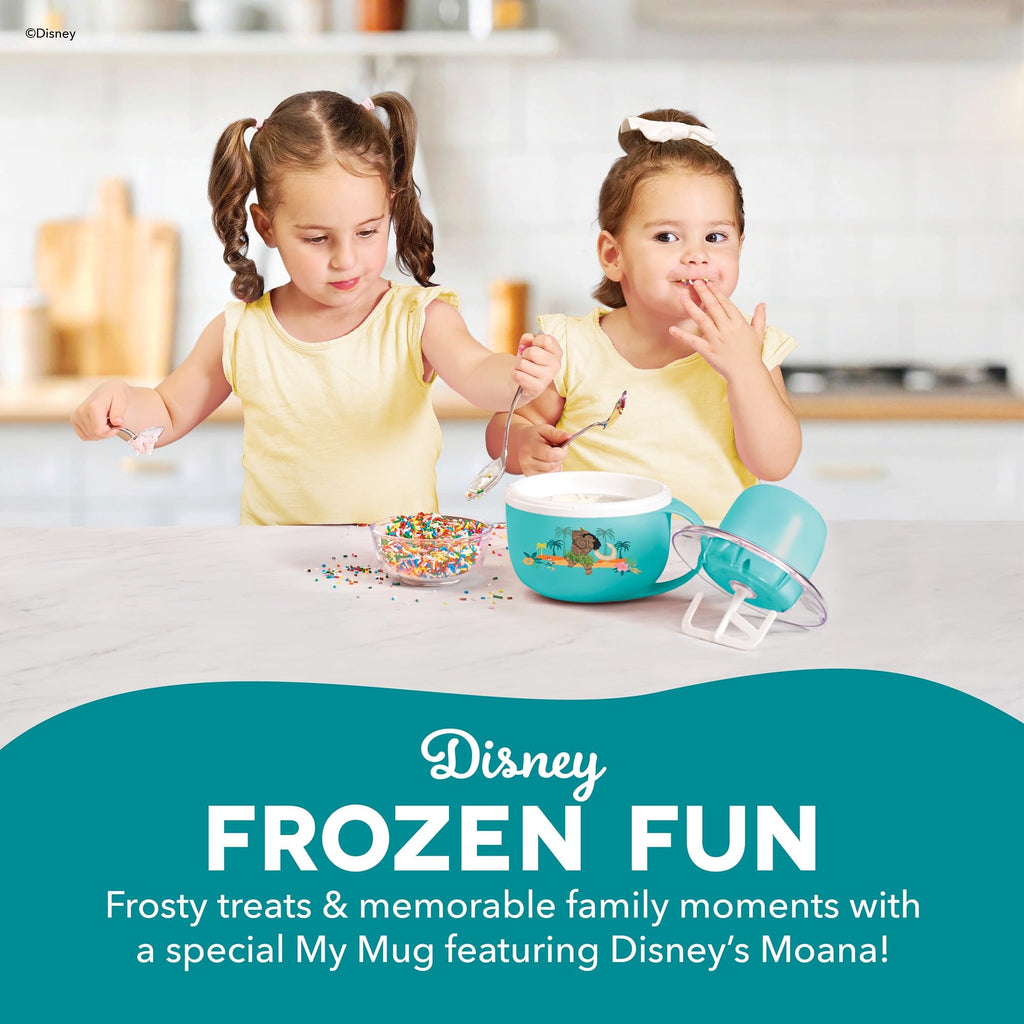 Dash My Mug Ice Cream Maker - Makes Single Serving of Gelato, Frozen Yogurt, Sorbet & More - Easy to Clean & Use - Aqua, 2 Bowls