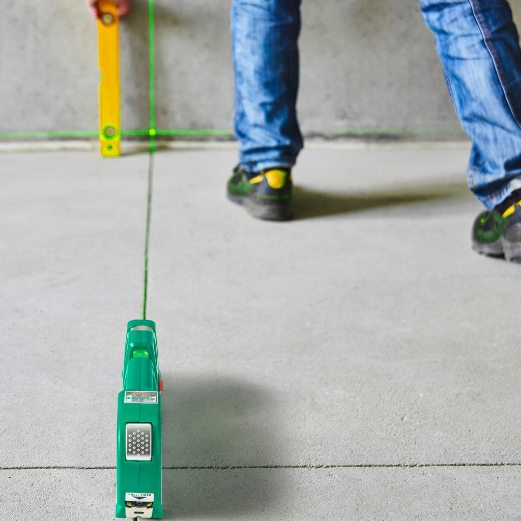 Laser Level Line Tool, Multipurpose Laser Level Kit Standard Cross Line Laser leveler Beam Tool with Metric Rulers 8ft/2.5M for Picture Hanging cabinets Tile Walls by AikTryee.