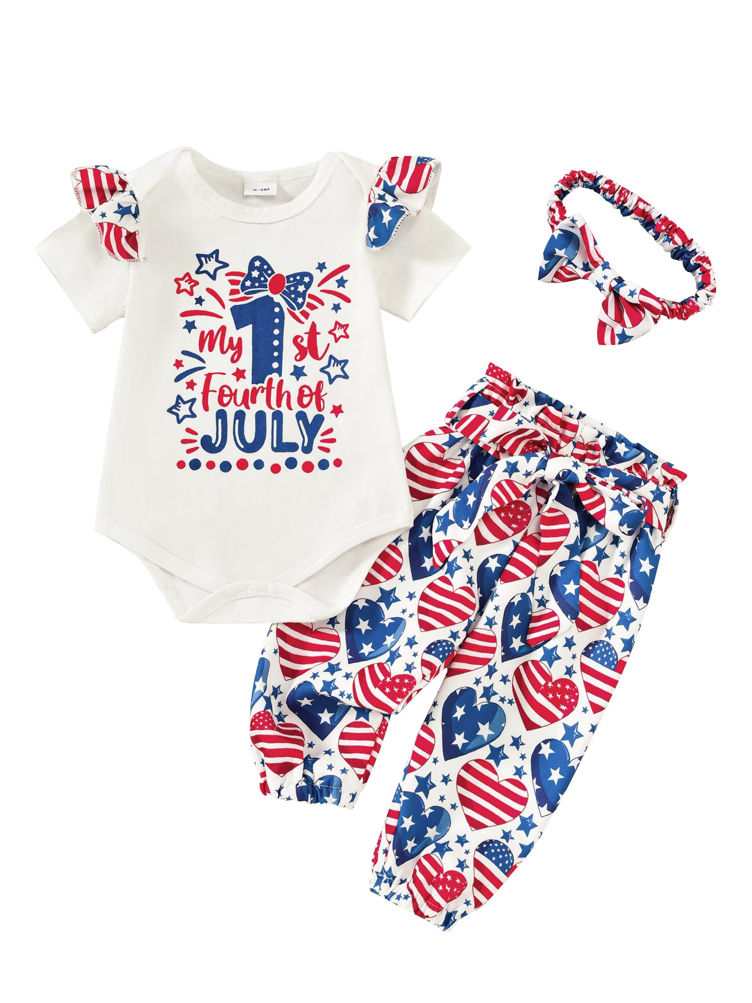 AMAWMW Baby Girl Clothes Set Daddys Little Girl Ruffle Romper Top Camouflage Pants Newborn Infant Baby Girl Outfit