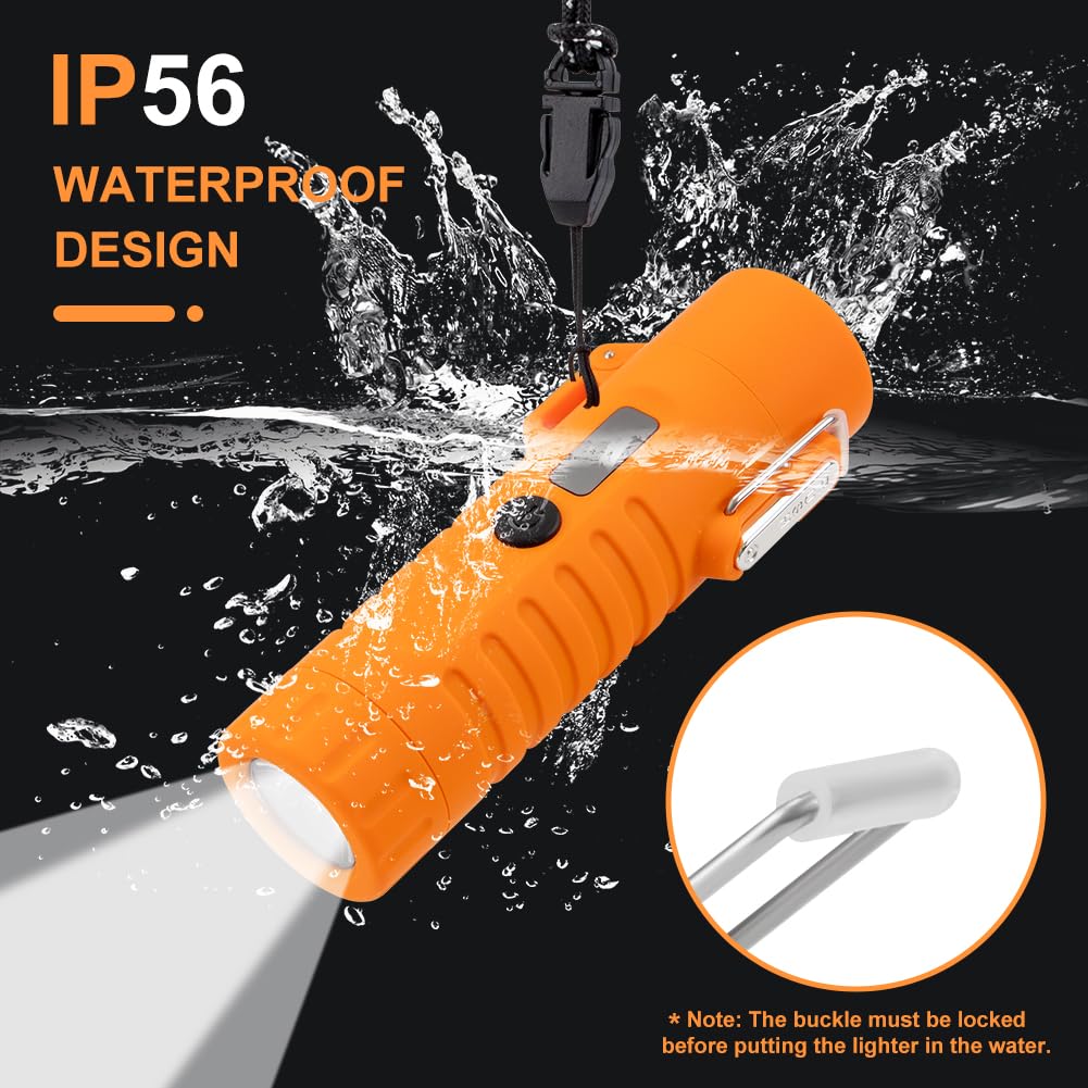 LcFun Electric Dual Arc Lighter USB Rechargeable Outdoor Windproof Flameless Plasma Lighters for Camping, Hiking, Waterproof Matches Survival Tactical Gear Birthday Gifts for Men