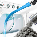 Holikme Dryer Vent Cleaner Kit Dryer Lint Vacuum Attachment Brush, Lint Remover, Dryer Vent Vacuum Hose Replacement Parts,Duct Cleaning,Blue