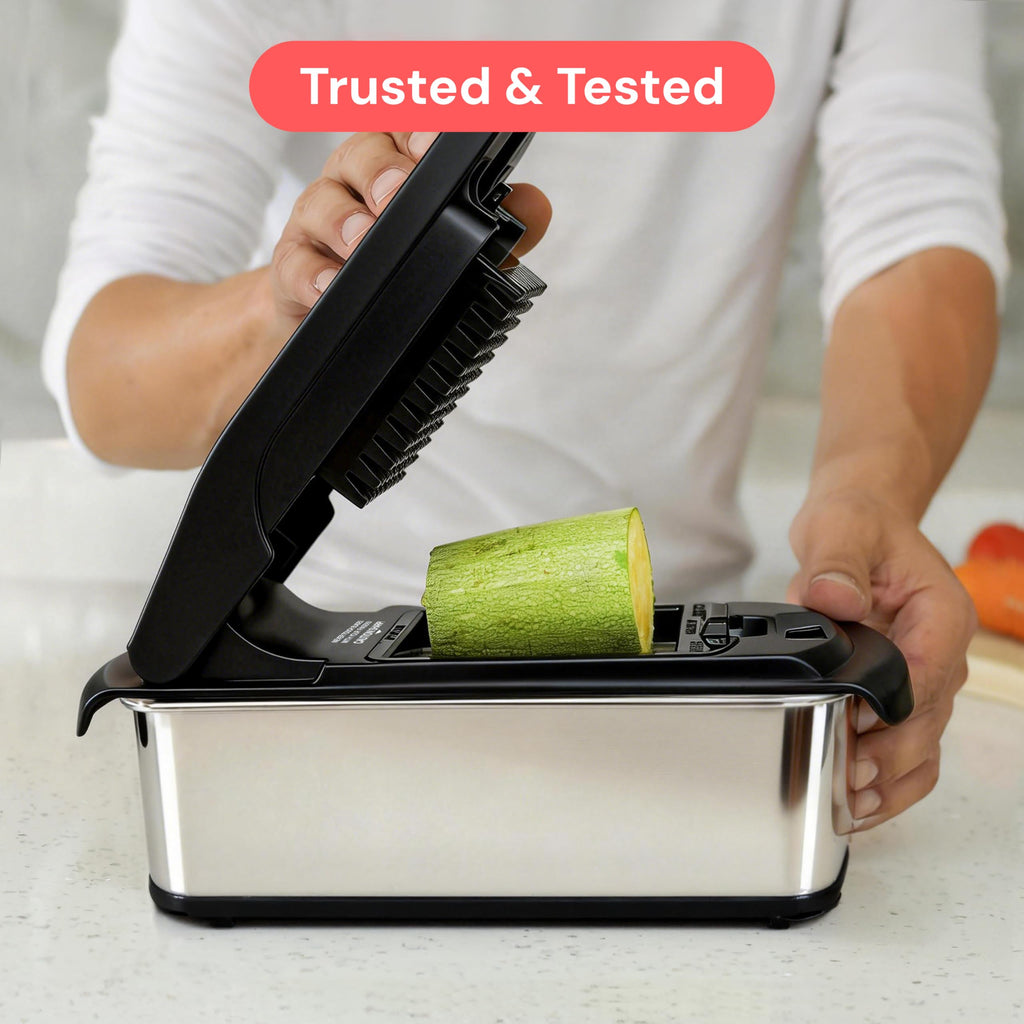 Fullstar The Original Pro Chopper - Vegetable Chopper and Spiralizer, Food Chopper with Container, Fruit Slicer, Kitchen Gadgets & Gifts, Home Essentials (4 in 1, White)
