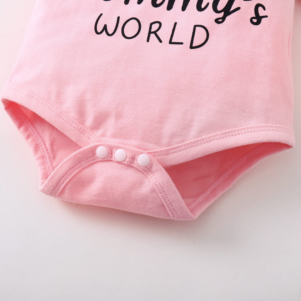 Renotemy Newborn Infant Baby Girl Clothes Summer Outfits Infant Romper Pants Cute Toddler Girl Clothes Gift Set