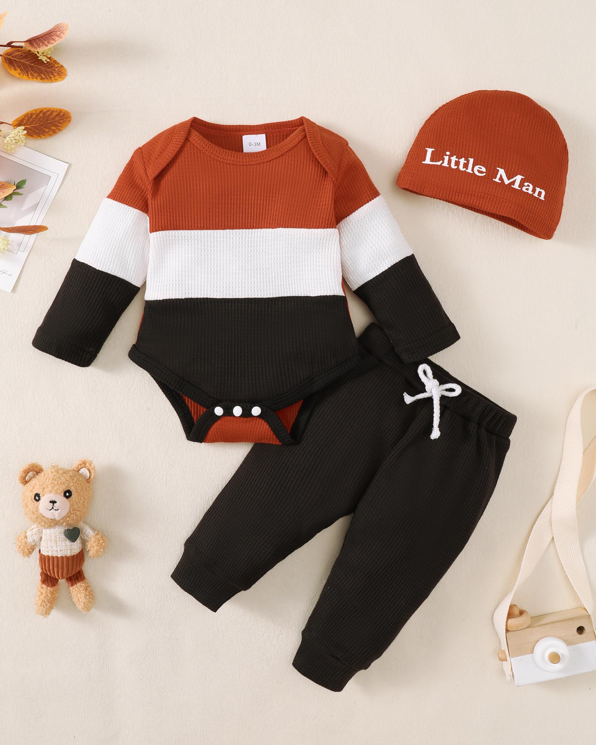 Newborn Infant Baby Boy Clothes Fall Winter Outfits New to The Crew Outfit Toddler Baby Boy Clothes Set