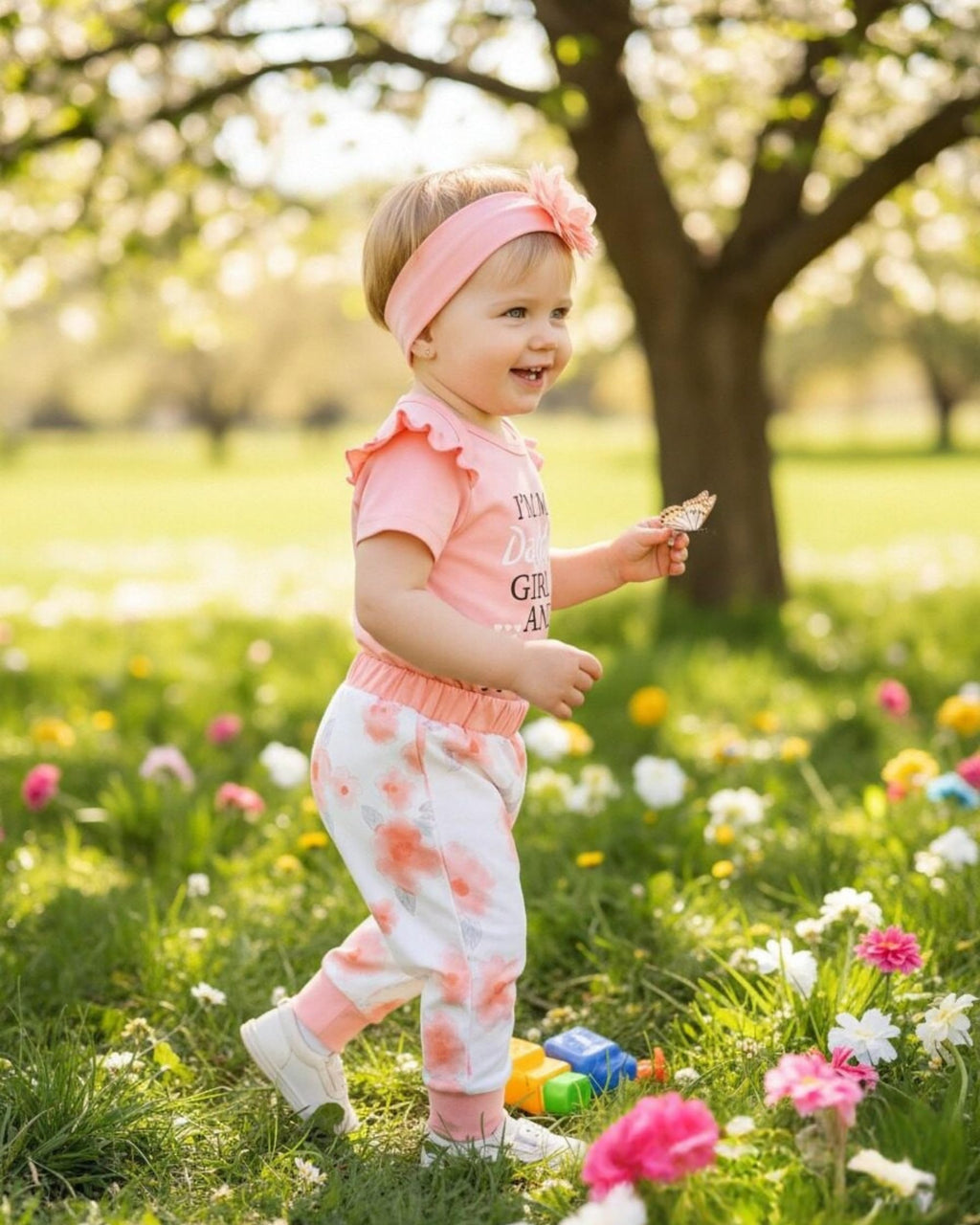 Renotemy Newborn Infant Baby Girl Clothes Summer Outfits Infant Romper Pants Cute Toddler Girl Clothes Gift Set