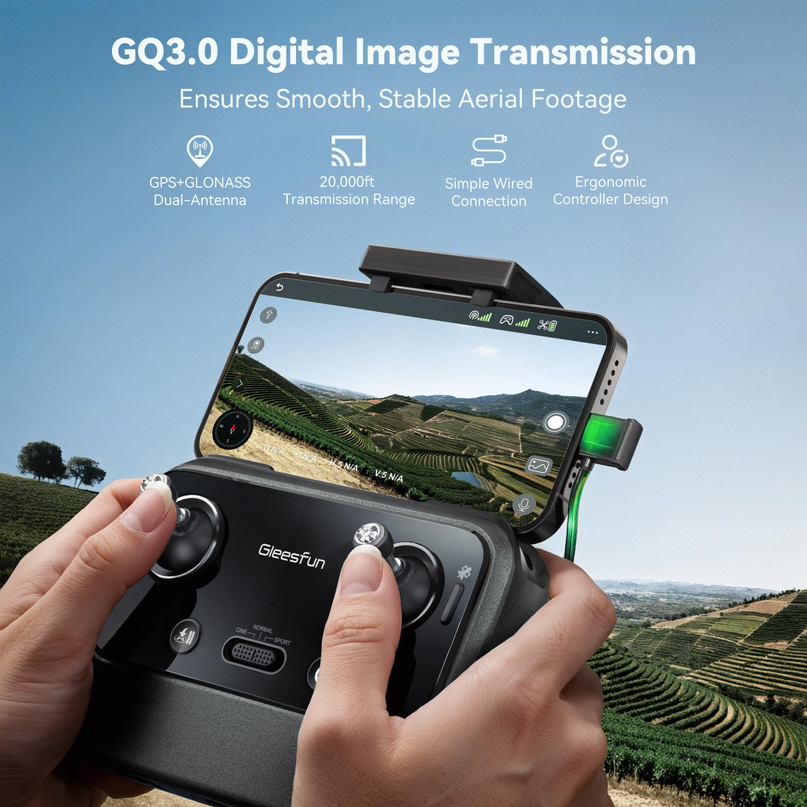 G11PRO 6K Drone with Camera for Adults, 4K/30fps Video, 3-Axis Brushless Gimbal, 70mins Flight Time with 2 Batteries, 10000ft Long Range, FAA compliance, Professional Drone with Auto Return