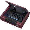 Biometric Gun Safe for Pistols 3-Ways unlock Fingerprint Digital PIN Key Unlock Handgun Safe with Sound, Lock box for Cloakroom living room Bedroom Nightstand and Car BILLCONCH