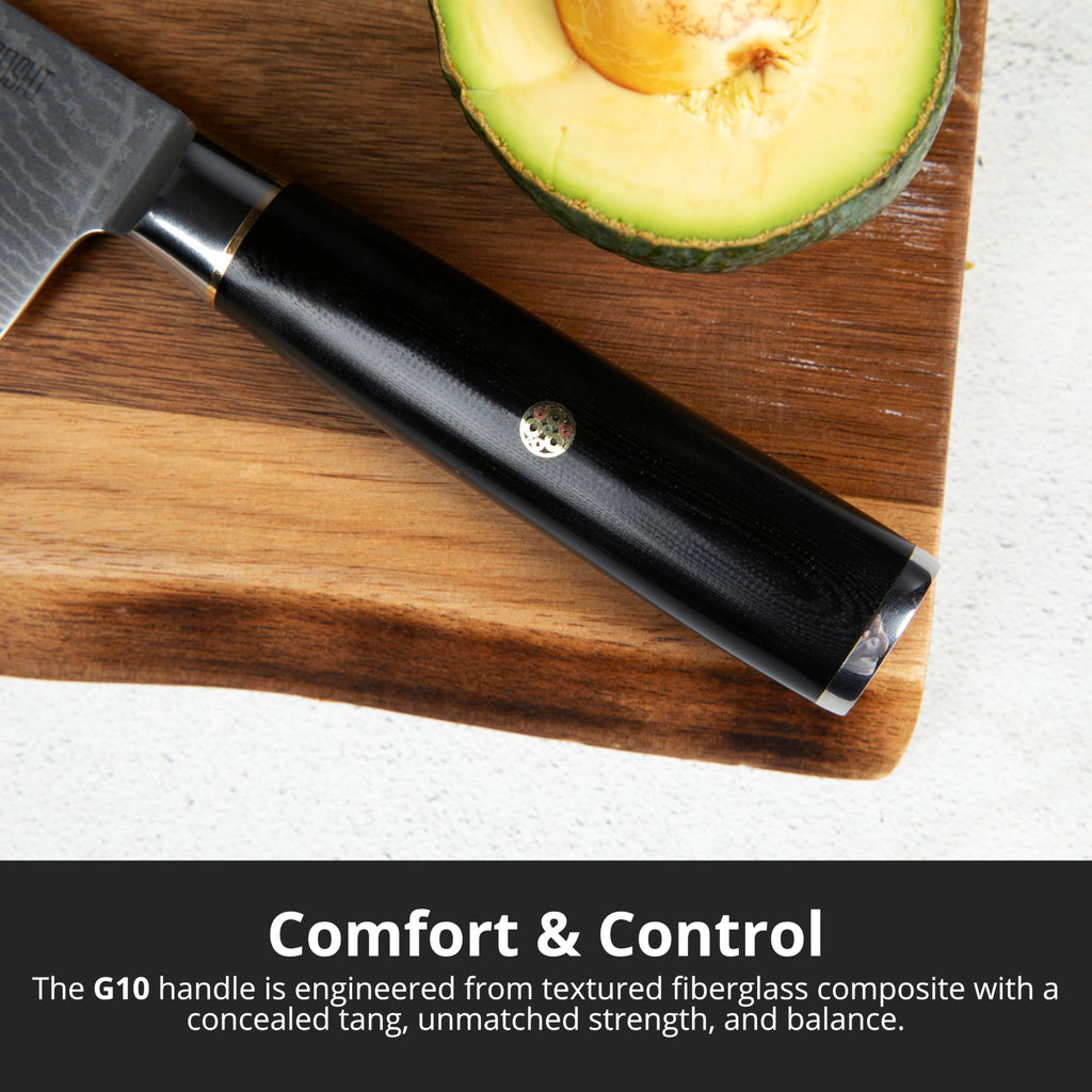 Yatoshi Professional Kitchen Knife Set, 15 Pieces, High Carbon Stainless Steel, Ergonomic Handle