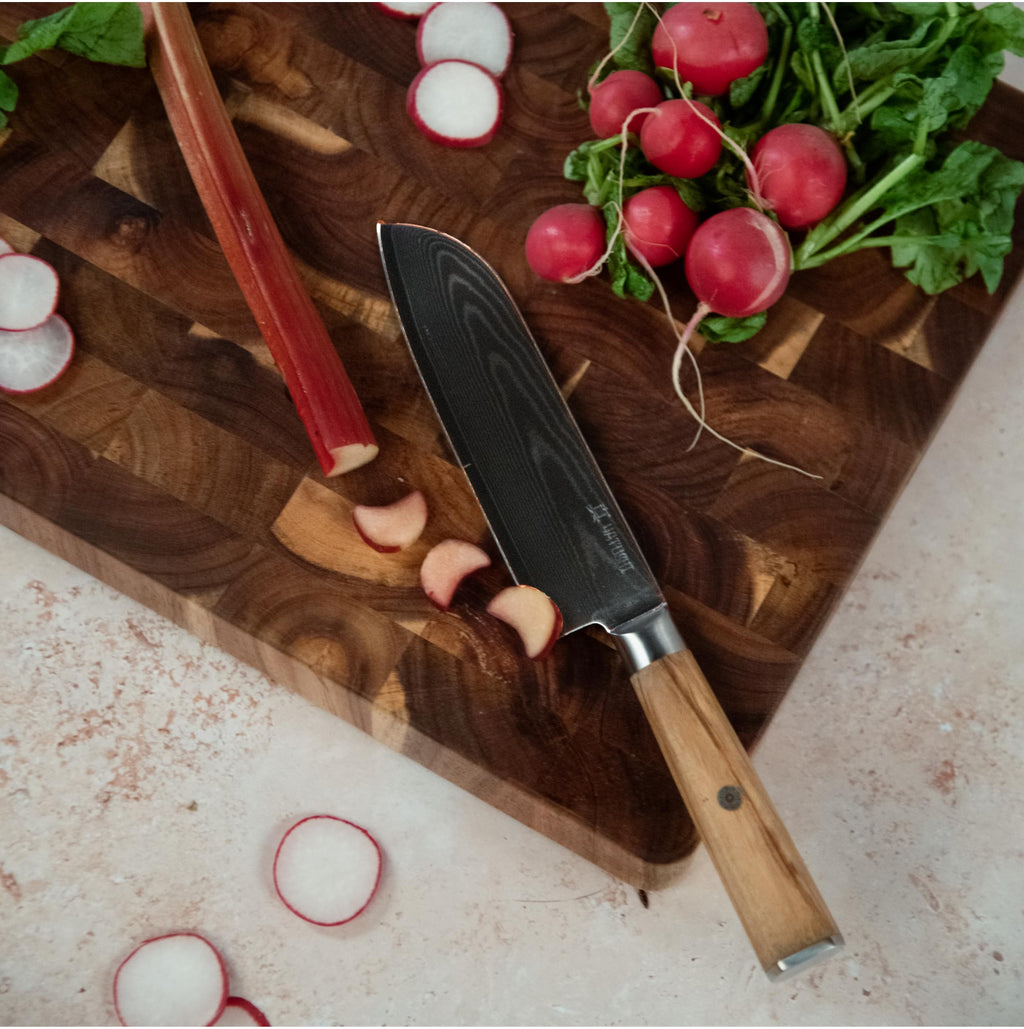 Yatoshi Professional Kitchen Knife Set, 15 Pieces, High Carbon Stainless Steel, Ergonomic Handle