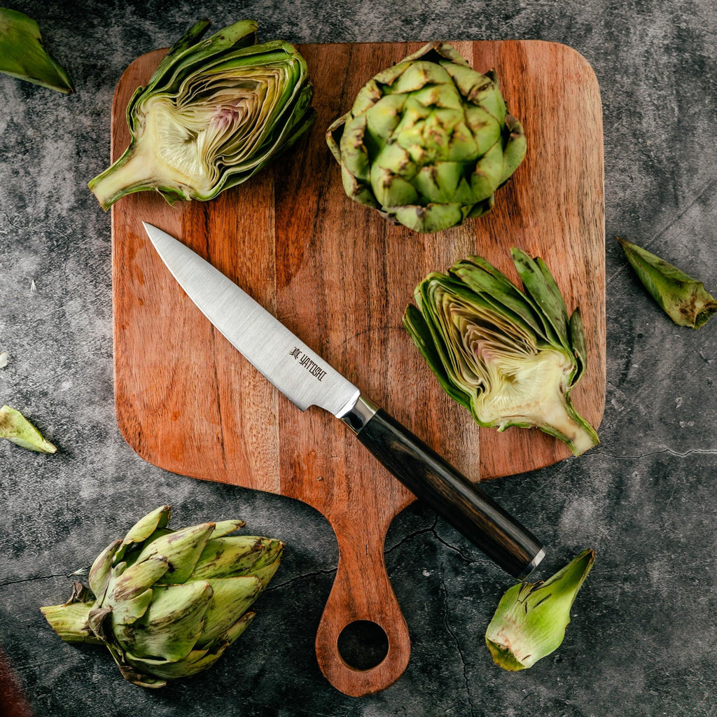 Yatoshi Professional Kitchen Knife Set, 15 Pieces, High Carbon Stainless Steel, Ergonomic Handle