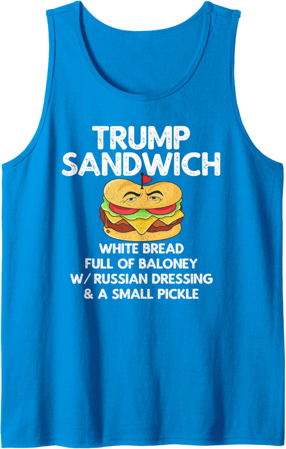 Trump Sandwich Anti-Trump Vintage Tank Top